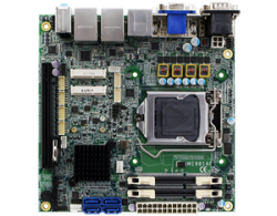 Процессорная плата MI981 формата Mini-ITX от компании iBASE.