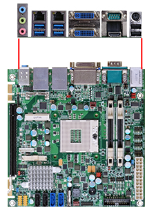 CR100-CRM - процессорная плата формата Mini-ITX  на процессорах Intel Core 3-го поколения 