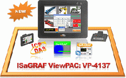 Новая панель оператора VP-4137 серии ViewPAC от ICP DAS